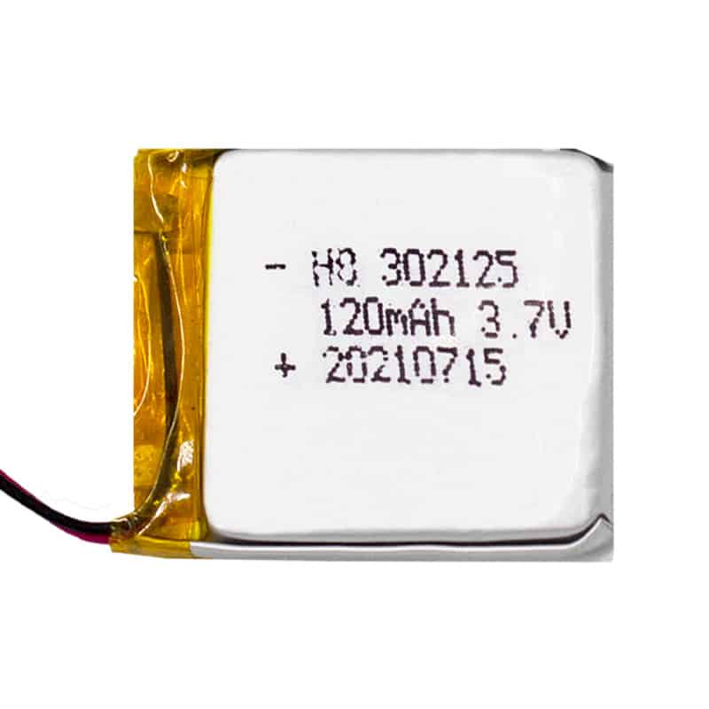 302125 120 mAh 3.7V