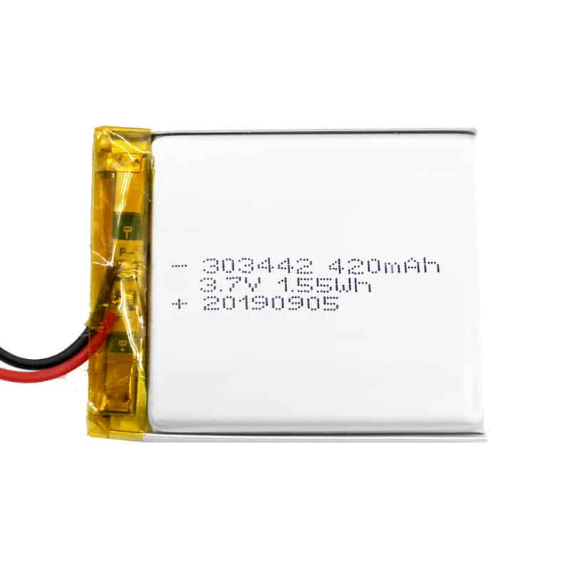 HB 303442 3.7V 420 mAh 1.55Wh