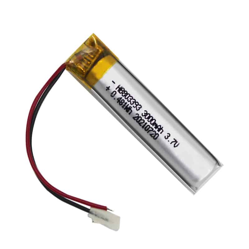 803393 3000mAh 3.7V 0.481Wh