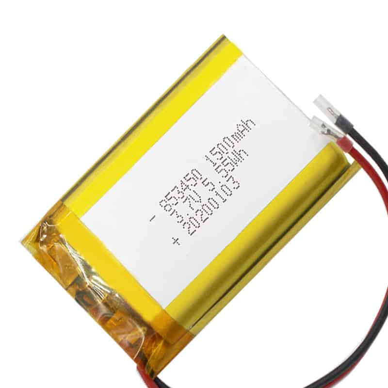 HB 3.7V 853450 1500mAh 3.7V 5.55Wh Lithium Polymer Battery