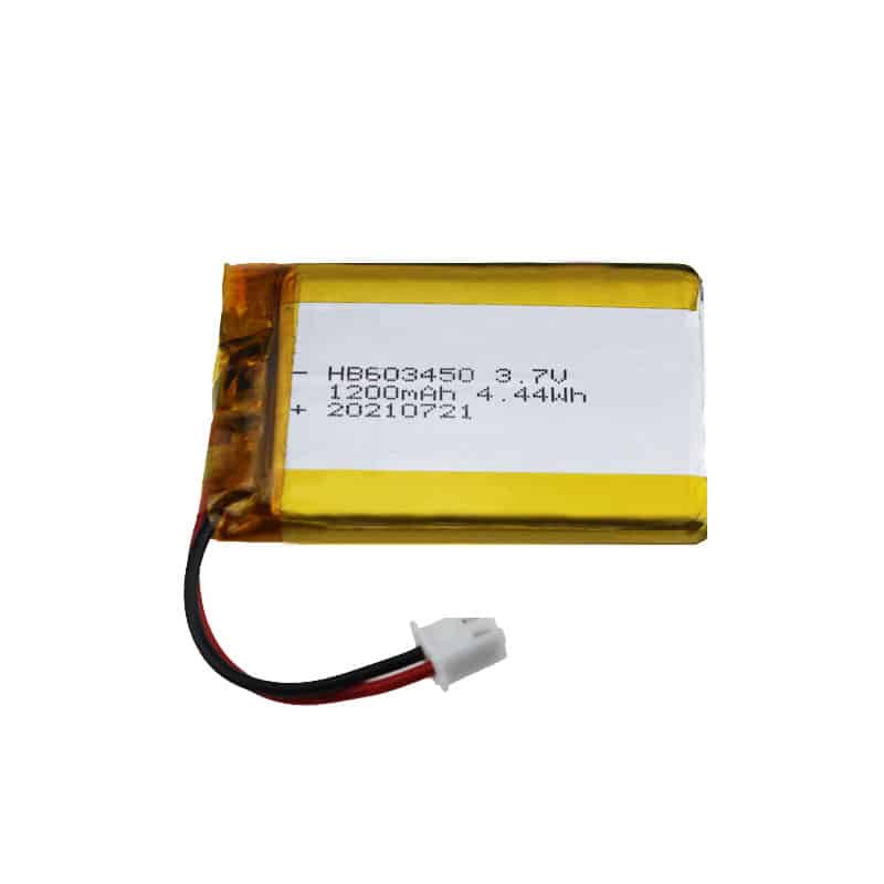 603450–3.7 V–1200 mAh