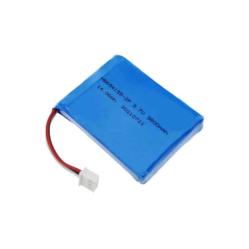 654155-3.7V-3800mAh-2P