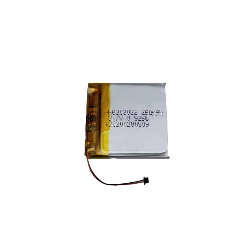 303032–3.7 V–250 mAh