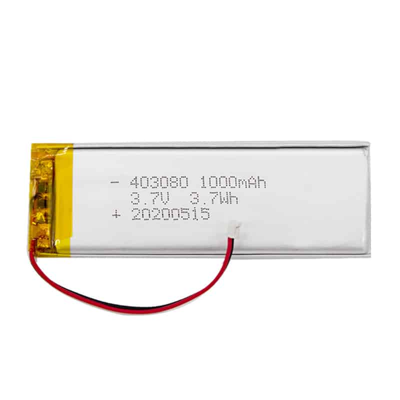 403080 1000mAh 3.7V 3.7Wh