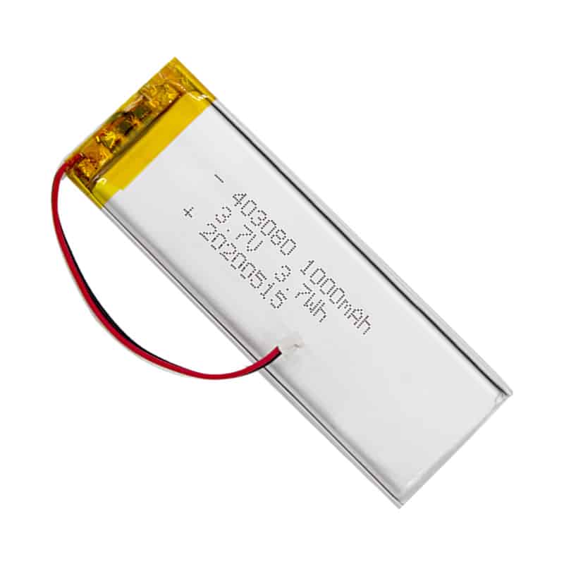 403080 1000mAh 3.7V 3.7Wh
