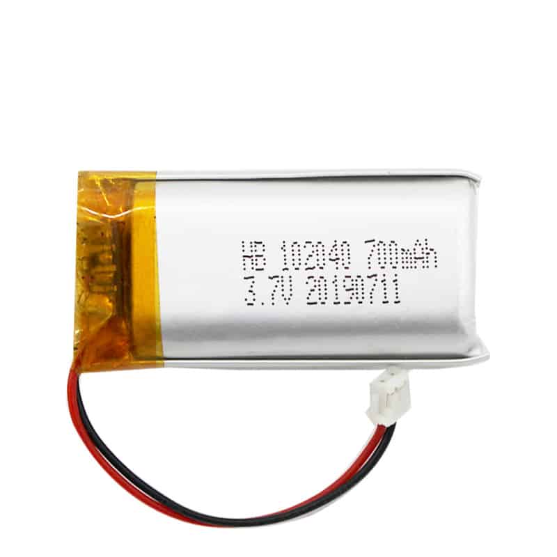 102040 3.7V 700mAh