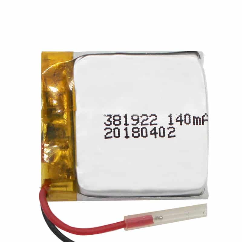 HB 381922 3.7v 140mah