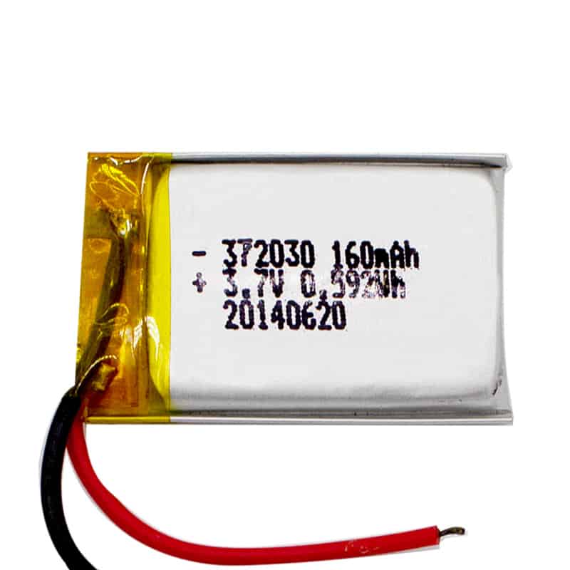 372030 160mAh 3.7V 0.592Wh