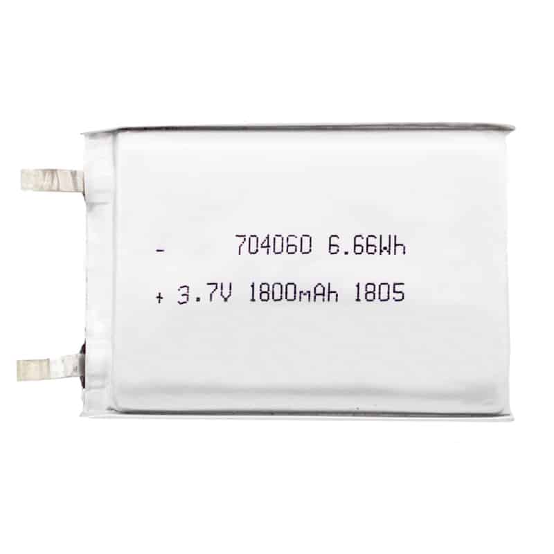 HB 704060 1800 mAh 3.7 V 6.66 Wh