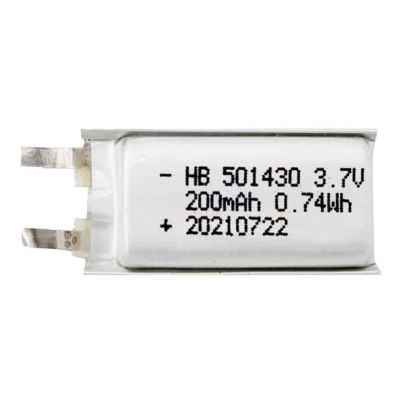 HB 501430 3.7V 200 mA/soat 0.74 Vt/soat