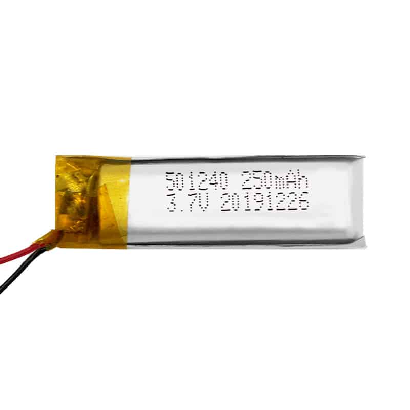 501240 250mAh 3.7V