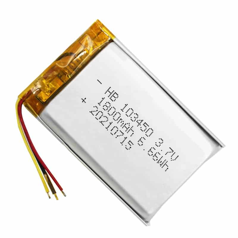 103450 3.7V 1800mAh
