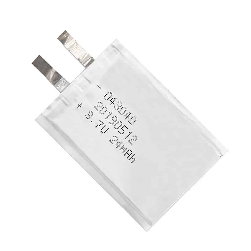 HB 043040 3.7V 24mAh Ultra-thin battery