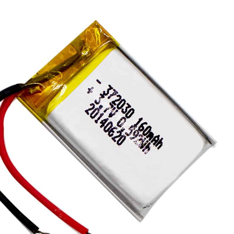 372030 160mAh 3.7V 0.592Wh