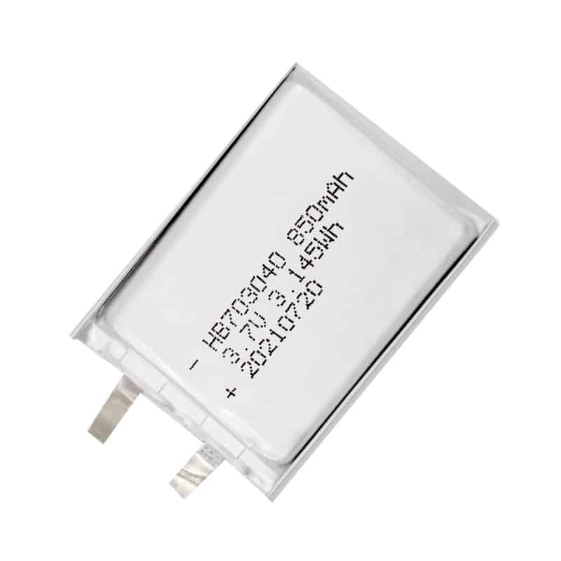 703040 850mAh 3.7V 3.145Wh