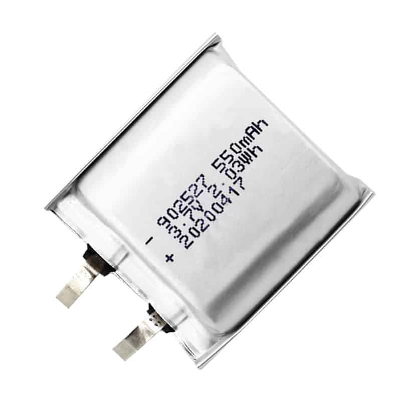 902527 550mAh 3.7V 2.03Wh