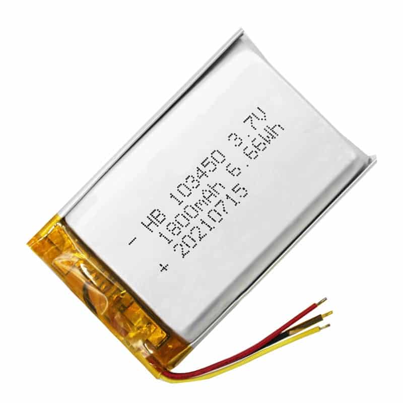 103450 3.7V 1800mAh
