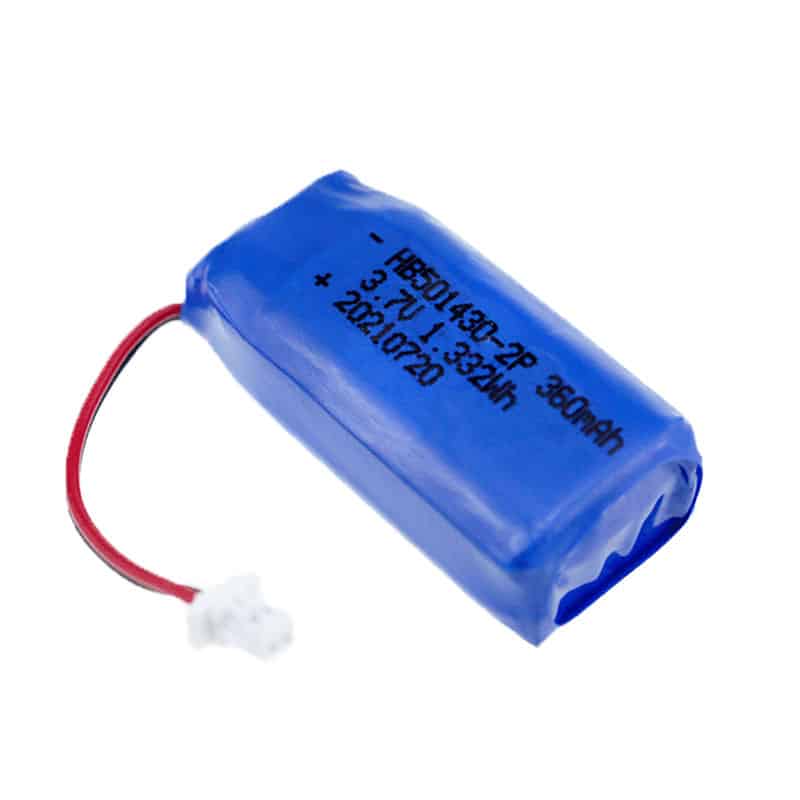HB 501430-2P 360mAh 3.7V 1.332Wh