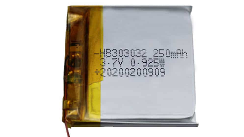 303032-250mAh-3.7V