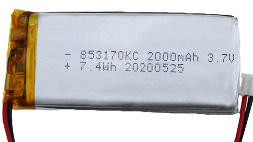 853170KC-2000mAh-3.7V